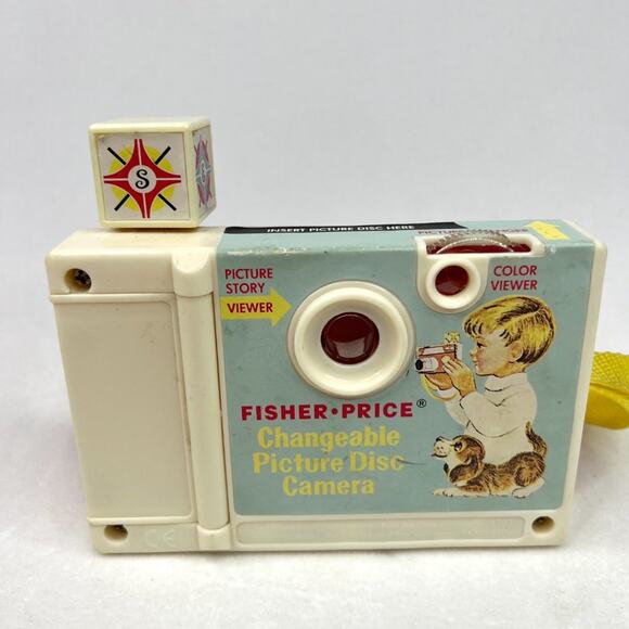 Fisher Price Changeable Picture Disc Camera Reproduction Toy 2011 - Picture 4 of 8